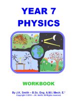 Year 7 Physics Workbook